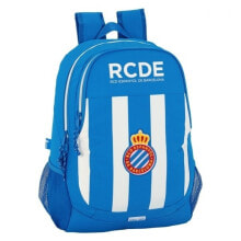 Детские школьные рюкзаки и ранцы для мальчиков школьный рюкзак для мальчиков RCD Espanyol два отделения, одно отделение