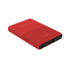 Внешние аккумуляторы (Powerbank) Terratec P50 Pocket внешний аккумулятор Красный Литий-полимерная (LiPo) 5000 mAh 282272