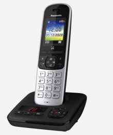 Радиотелефоны panasonic KX-TGH720 DECT телефон Черный Идентификация абонента (Caller ID) KX-TGH720GS