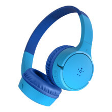 Наушники Belkin SOUNDFORM Mini Гарнитура Оголовье Разъем 3,5 мм Микро-USB Bluetooth Синий AUD002BTBL