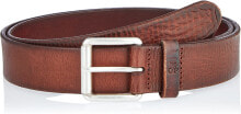 Мужские ремни и пояса Мужской ремень коричневый кожаный для джинс широкий с пряжкой Marc OPolo Mens elegant belt, chic leather belt in vintage look, stylish accessory