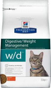 Сухие корма для кошек Сухой корм для кошек Hill's Prescription Diet при поддержании веса и сахарном диабете, диетический, с курицей, 1,5 кг