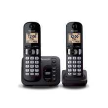 Телефоны panasonic KX-TGC222 DECT телефон Черный Идентификация абонента (Caller ID) KX-TGC222FRB