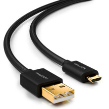 Компьютерные разъемы и переходники deleyCON MK2322 USB кабель 0,5 m 2.0 USB A Micro-USB B Черный MK-MK2322