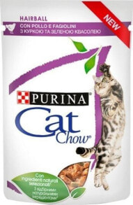 Влажный корм для кошек Cat Chow , для котят, кусочки с ягненком и кабачками, 85 г