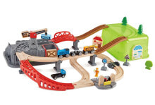 Наборы игрушечных железных дорог, локомотивы и вагоны для мальчиков Hape Toys E3764 набор игрушек