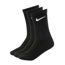Мужские носки мужские носки высокие черные 3 пары Nike Everyday Lightweight Crew 3Pak SX7676-010