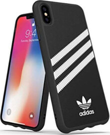 Чехлы для мобильных телефонов adidas 3-Stripes чехол для мобильного телефона 17 cm (6.7") Крышка Черный, Белый 42231