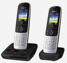 Телефоны Panasonic KX-TGH722 DECT телефон Черный Идентификация абонента (Caller ID) KX-TGH722GS