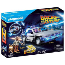 Детские игровые наборы и фигурки из дерева Конструктор Playmobil Back to the Future 70317 Автомобиль DeLorean