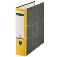 Школьные файлы и папки leitz Plastic Lever Arch File A4 80mm 180° Желтый 10805015