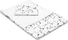 Комплекты постельного белья  комплект постельного белья Sensillo, 100X135 см, белый цвет, с принтом созвездий