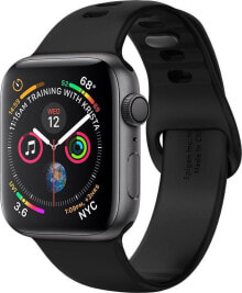 Аксессуары для умных часов и браслетов Ремешок Spigen Spigen Air Fit для Apple Watch 1/2/3/4/5 (42/44 мм) Черный универсальный
