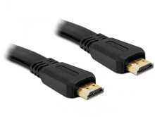 Компьютерные разъемы и переходники deLOCK 82669 HDMI кабель 1 m HDMI Тип A (Стандарт) Черный