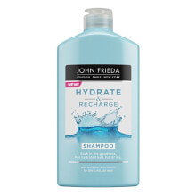 Шампуни для волос John Frieda Hydrate & Recharge Shampoo Питательный и увлажняющий шампунь для ослабших, ломких и тусклых волос 250 мл