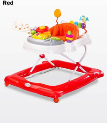 Ходунки и прыгунки для малышей детские ходунки Caretero Stepp игровая панель, со звуком и светом, 6м+ до 12кг