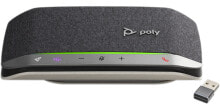 Портативная акустика POLY sync 20 устройство громкоговорящей связи Универсальная Bluetooth Черный, Серебристый 216871-01