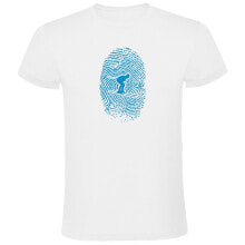 Мужские футболки KRUSKIS Skier Fingerprint Short Sleeve T-Shirt