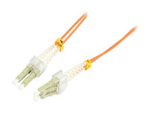 Кабели и провода для строительства synergy 21 S216722 волоконно-оптический кабель 3 m OM2 2x LC Оранжевый
