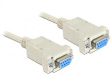 Компьютерные разъемы и переходники deLOCK Sub-D9 1.8m кабель последовательной связи Серый 1,8 m 84077