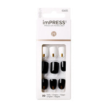 Товары для дизайна ногтей Self-adhesive nails imPRESS Nails Midnight Drive 30 pcs