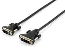 Компьютерные разъемы и переходники equip 118943 видео кабель адаптер 1,8 m DVI-A VGA (D-Sub) Черный