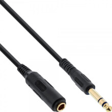 Акустические кабели InLine 99975 аудио кабель 5 m 6,35 мм Черный