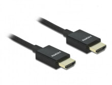 Кабели и провода для строительства DeLOCK 85385 HDMI кабель 2 m HDMI Тип A (Стандарт) Черный