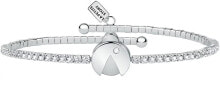 Женские ювелирные браслеты Серебряный браслет с кристаллами и божьей коровкой на удачу LPS05ARR65