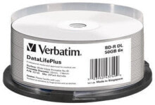 Диски и кассеты Verbatim DataLifePlus BD-R 50 GB 25 шт 43749