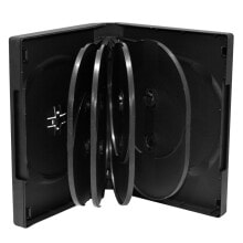 Сумки и боксы для дисков mediaRange BOX35-10 чехлы для оптических дисков Кейс для DVD дисков 10 диск (ов) Черный