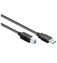 Компьютерные разъемы и переходники alcasa 2710-S02 USB кабель 1,8 m 3.2 Gen 1 (3.1 Gen 1) USB A USB B Черный