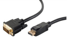 Кабель-каналы shiverpeaks BS77490-1 кабельный разъем/переходник Displayport DVI 24 + 1 Черный