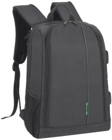 Спортивные рюкзаки мужской городской рюкзак серый  RivaCase 7490 PS Backpack