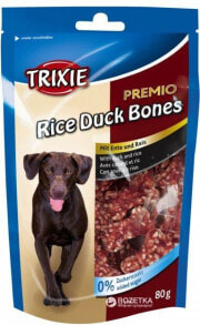 Лакомства для собак Trixie Bones With Duck And Rice Premio 80g
