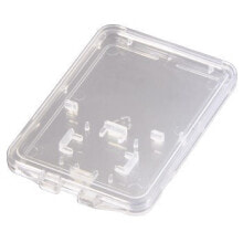 Сумки и боксы для дисков hama SD and microSD Slim Box сумка для карт памяти Прозрачный 00095947