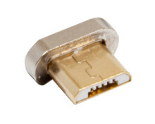 Удлинители и переходники realPower 168184 кабельный разъем/переходник Magnetic Микро-USB Золото