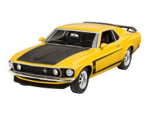 Сборные модели и аксессуары для детей Revell 1969 Boss 302 Mustang Сборочный комплект Модель спортивного автомобиля 1:25 90.07025