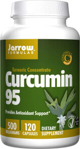 Имбирь и куркума Jarrow Formulas Curcumin 95 -- 500 mg - 120 Veggie Caps