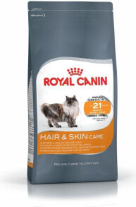 Сухие корма для кошек Сухой корм для кошек Royal Canin, Hair&Skin, для поддержания состояния шерсти и кожи, 4 кг