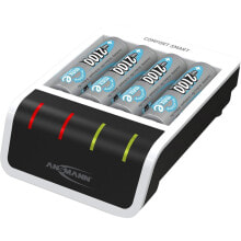 Батарейки и аккумуляторы для аудио- и видеотехники ANSMANN Comfort Smart 4 AA Mignon 2100mAh Battery Charger