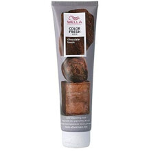 Маски и сыворотки для волос Wella Color Fresh Chocolate Touch Mask Оттеночная маска оттенок шоколадный  150 мл