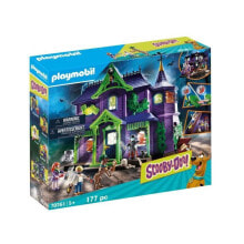 Детские игровые наборы и фигурки из дерева Игровой набор с элементами конструктора Playmobil SCOOBY-DOO! 70361 Приключения в таинственном особняке