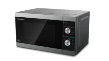 Микроволновые печи sharp Home Appliances YC-MG01E-S микроволновая печь Столешница Комбинированная микроволновая печь 20 L 800 W Черный, Серый