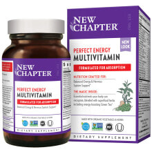 Витаминно-минеральные комплексы New Chapter Perfect Energy Multivitamin Мультивитаминный комплекс  для энергии и бодрости 96 веганских таблеток