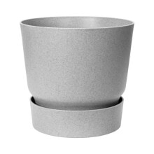 Аксессуары для рассады ELHO Greenville 30 round flower pot - Auen - 29.5 x H 27.8 cm - Lively concrete gray