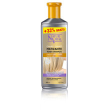 Natur Vital Silver Blonde Shampoo Серебристый шампунь для блондинок, нейтрализующий желтизну 400 мл