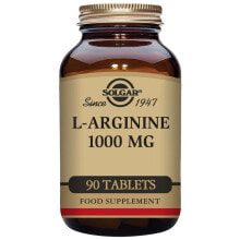 Аминокислоты sOLGAR L-Arginine 1000mgr 90 Units