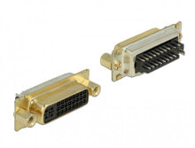 Компьютерные разъемы и переходники DeLOCK 65884 коннектор DVI 24+5 Черный, Золото