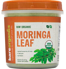 BareOrganics Moringa Leaf Powder Порошок листьев моринги 227 г